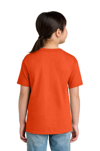 Gildan Youth Softstyle Midweight Tee 65000B - Orange Back