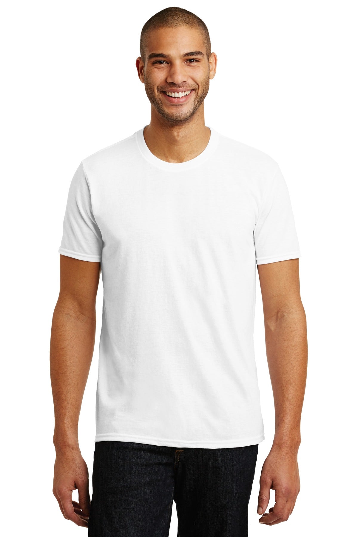 DISCONTINUED Gildan Tri-Blend Tee - White