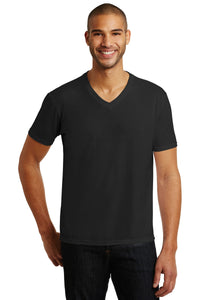 Anvil Tri-Blend V-Neck Tee - Black