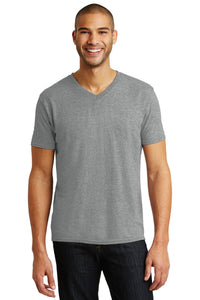 Anvil Tri-Blend V-Neck Tee - Heather Grey