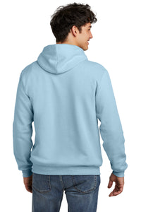 Jerzees Eco Premium Blend Pullover Hooded Sweatshirt 700M - Cloud Heather Back