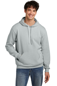 Jerzees Eco Premium Blend Pullover Hooded Sweatshirt 700M - Frost Grey Heather