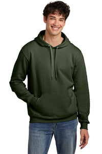 Jerzees Eco Premium Blend Pullover Hooded Sweatshirt 700M - Military Green Heather