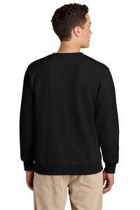 Jerzees Eco Premium Blend Crewneck Sweatshirt 701M - Black Ink Back