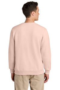 Jerzees Eco Premium Blend Crewneck Sweatshirt 701M - Blush Pink Back