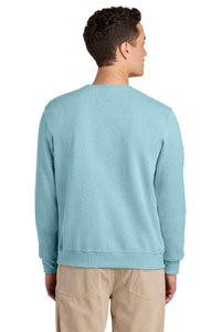 Jerzees Eco Premium Blend Crewneck Sweatshirt 701M - Cloud Heather Back