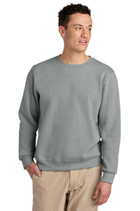 Jerzees Eco Premium Blend Crewneck Sweatshirt 701M - Frost Grey Heather