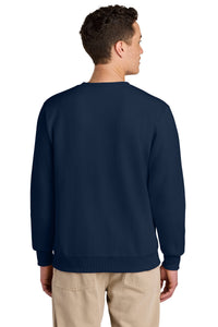 Jerzees Eco Premium Blend Crewneck Sweatshirt 701M - J. Navy Back