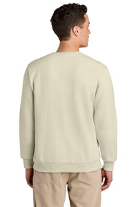 Jerzees Eco Premium Blend Crewneck Sweatshirt 701M - Putty Back