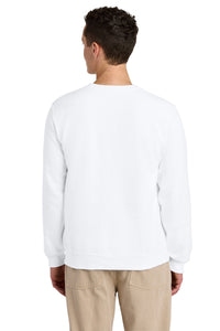 Jerzees Eco Premium Blend Crewneck Sweatshirt 701M - White Back