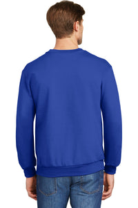DISCONTINUED Anvil Crewneck Sweatshirt - Royal Blue Back