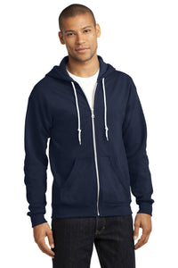 DISCONTINUED Anvil Full-Zip Hooded Sweatshirt - Navy