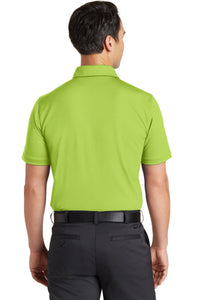 Nike Dri-FIT Solid Icon Pique Modern Fit Polo - Chartreuse Back