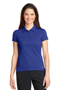 Nike Women's Dri-FIT Solid Icon Pique Modern Fit Polo - Deep Royal Blue
