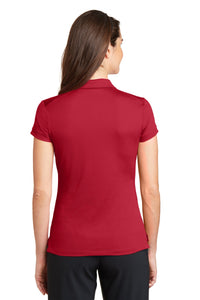 Nike Women's Dri-FIT Solid Icon Pique Modern Fit Polo - Gym Red Back