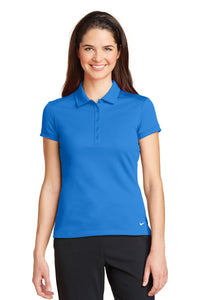 Nike Women's Dri-FIT Solid Icon Pique Modern Fit Polo - Light Photo Blue