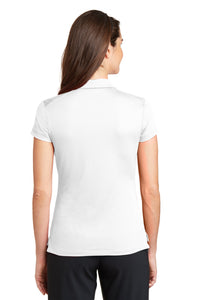 Nike Women's Dri-FIT Solid Icon Pique Modern Fit Polo - White Back