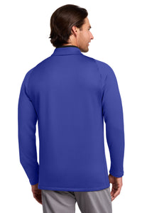 Nike Dri-FIT Stretch 1/2-Zip Cover-Up - Deep Royal Blue/ Black Back