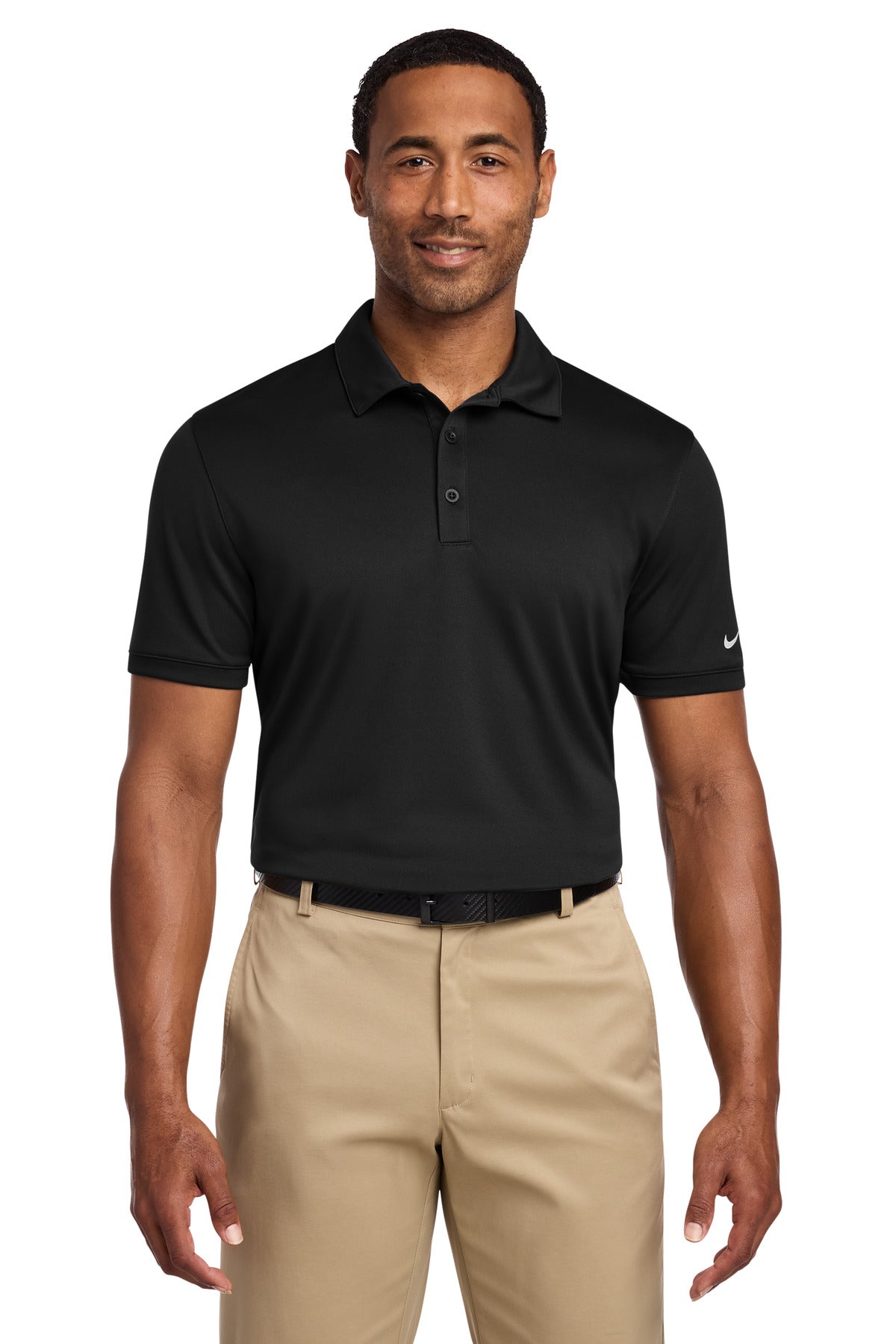 Nike Dri-FIT Players Modern Fit Polo - Black
