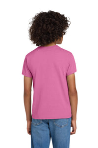 Gildan Youth DryBlend 50 Cotton/50 Poly T-Shirt - Azalea Back