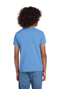Gildan Youth DryBlend 50 Cotton/50 Poly T-Shirt - Carolina Blue Back