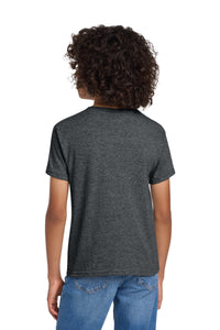 Gildan Youth DryBlend 50 Cotton/50 Poly T-Shirt - Dark Heather Back