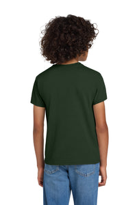 Gildan Youth DryBlend 50 Cotton/50 Poly T-Shirt - Forest Green Back