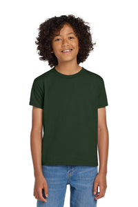 Gildan Youth DryBlend 50 Cotton/50 Poly T-Shirt - Forest Green