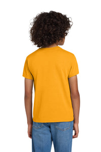 Gildan Youth DryBlend 50 Cotton/50 Poly T-Shirt - Gold Back