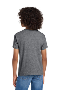 Gildan Youth DryBlend 50 Cotton/50 Poly T-Shirt - Graphite Heather Back