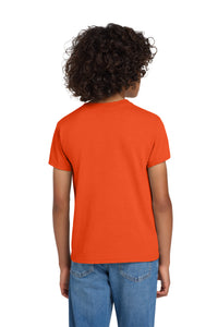 Gildan Youth DryBlend 50 Cotton/50 Poly T-Shirt - Orange Back