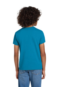 Gildan Youth DryBlend 50 Cotton/50 Poly T-Shirt - Sapphire Back