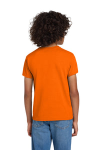 Gildan Youth DryBlend 50 Cotton/50 Poly T-Shirt - S. Orange Back