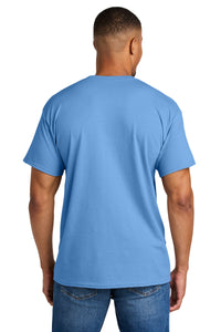 Gildan DryBlend 50 Cotton/50 Poly T-Shirt - Carolina Blue Back