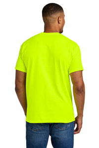 Gildan DryBlend 50 Cotton/50 Poly T-Shirt - Safety Green Back