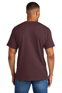 Gildan DryBlend 50 Cotton/50 Poly T-Shirt - Dark Maroon Back