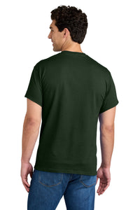 Gildan - DryBlend 50 Cotton/50 Poly Pocket T-Shirt - Forest Green Back