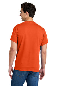 Gildan - DryBlend 50 Cotton/50 Poly Pocket T-Shirt - Orange Back