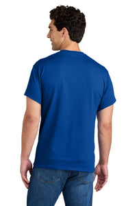 Gildan - DryBlend 50 Cotton/50 Poly Pocket T-Shirt - Royal Back