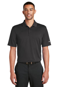 Nike Dri-FIT Classic Fit Players Polo with Flat Knit Collar - Anthracite