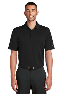 Nike Dri-FIT Classic Fit Players Polo with Flat Knit Collar - Black