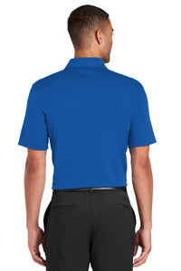 Nike Dri-FIT Classic Fit Players Polo with Flat Knit Collar - Gym Blue Back