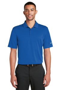 Nike Dri-FIT Classic Fit Players Polo with Flat Knit Collar - Gym Blue