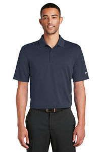 Nike Dri-FIT Classic Fit Players Polo with Flat Knit Collar - Navy