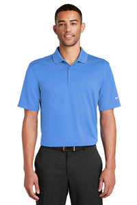 Nike Dri-FIT Classic Fit Players Polo with Flat Knit Collar - Pacific Blue