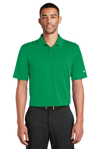 Nike Dri-FIT Classic Fit Players Polo with Flat Knit Collar - Pine Green