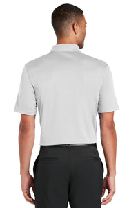 Nike Dri-FIT Classic Fit Players Polo with Flat Knit Collar - White Back