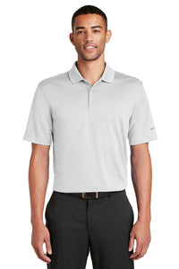Nike Dri-FIT Classic Fit Players Polo with Flat Knit Collar - White