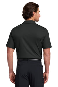 Nike Dri-FIT Embossed Tri-Blade Polo - Black Back