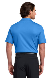 Nike Dri-FIT Embossed Tri-Blade Polo - Brisk Blue Back